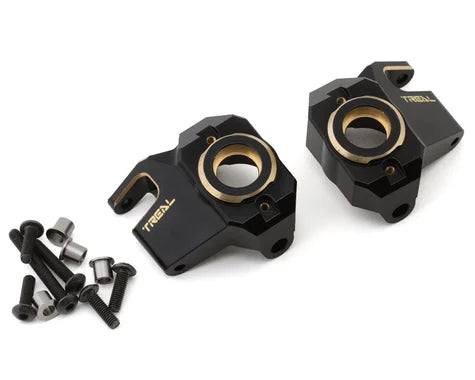 Treal Hobby Axial SCX10 III Brass Front Steering Knuckles (66g)