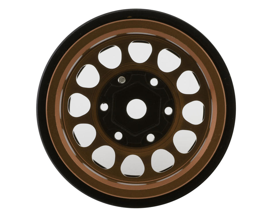 Treal Hobby Type I 1.0" Classic 12-Spoke Beadlock Wheels (Bronze) (4) (27.2g)