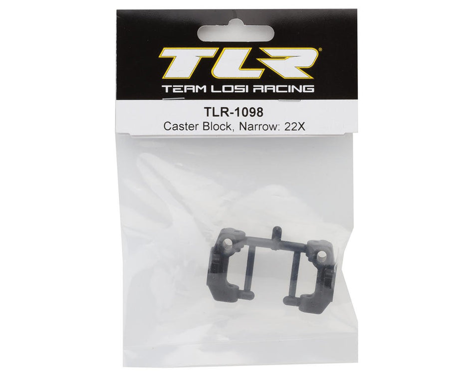 Team Losi Racing 22X AC Narrow Caster Blocks (2)