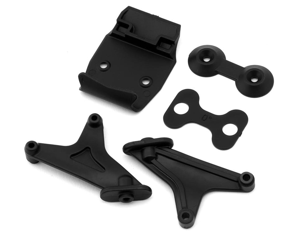 Team Losi Racing 22X Rear Wing Mount & Front Bumper Set