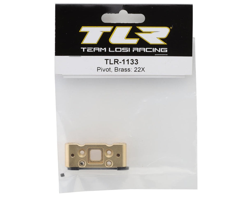 Team Losi Racing 22X Brass Front Bulkhead (+27g)