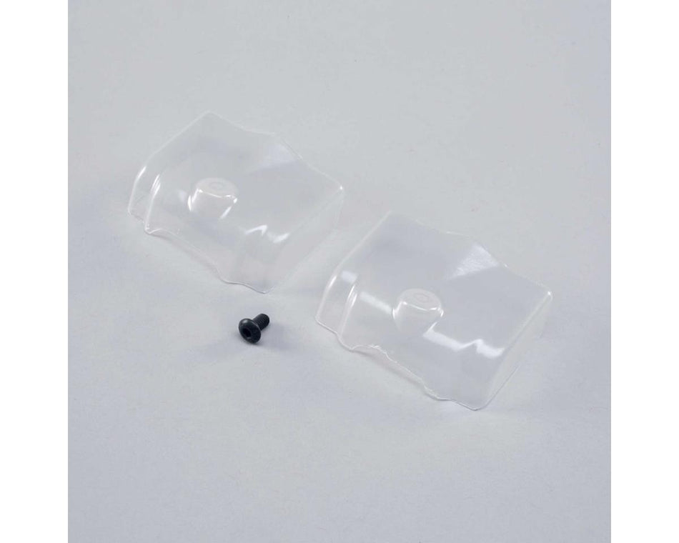 TLR Front Scoop, Clear: 22X-4