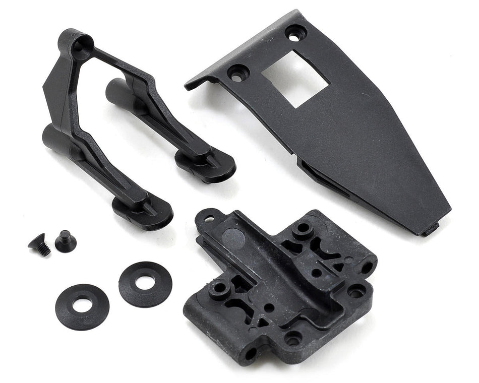 TLR Front Pivot, Bumper & Wing Stay 22-4