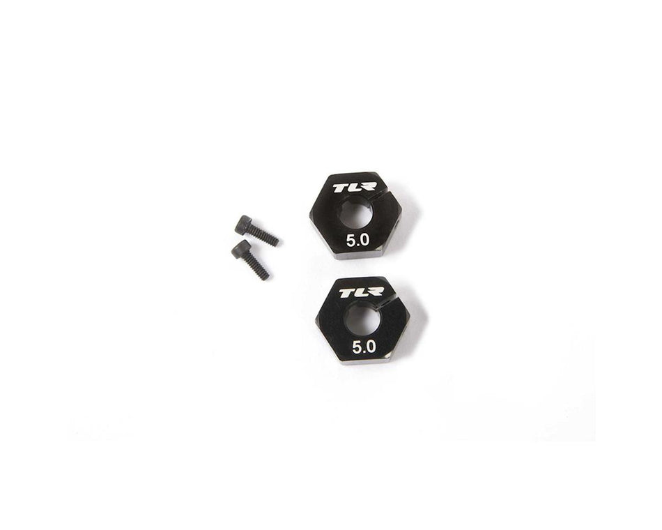 TLR Wheel Hex, 12mm x 5.0mm (2)