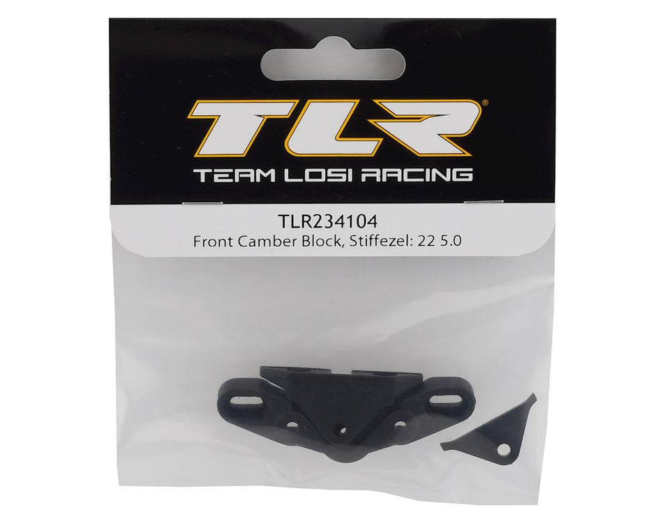 TLR Front Camber Block, Stiffezel: 22 5.0