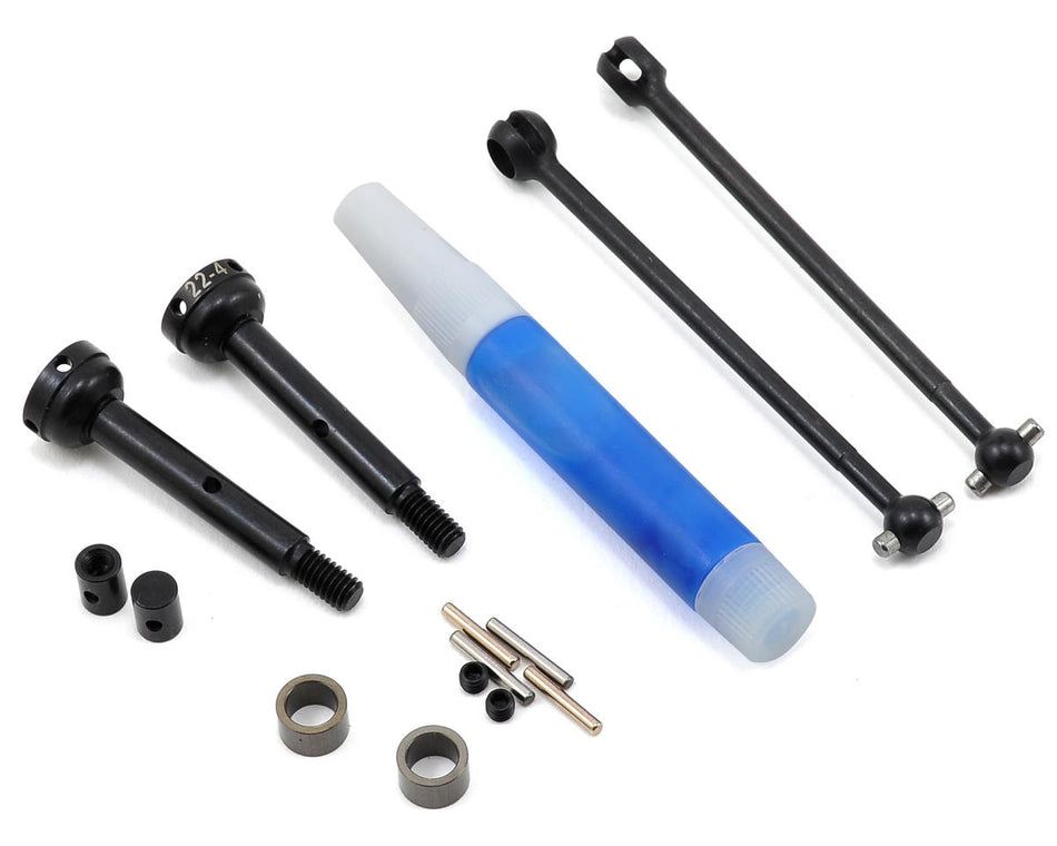 TLR Rear Driveshaft Set CVA, Complete: 22-4