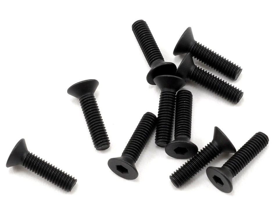 TLR Flathead Screw, M3 x 12mm (10)