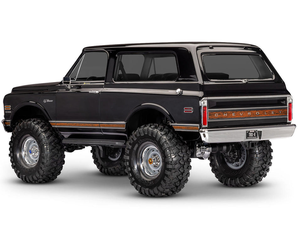 Traxxas TRX-4® 1/10 Electric 4WD RTR Scale Trail Rock Crawler (Black) w/1972 Chevy Blazer Clipless Body & TQi 2.4GHz Radio