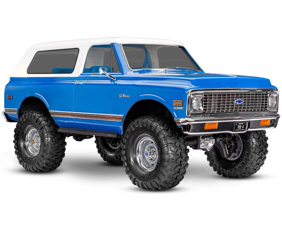 Traxxas TRX-4® 1/10 Electric 4WD RTR Scale Trail Rock Crawler (Blue) w/1972 Chevy Blazer Clipless Body & TQi 2.4GHz Radio