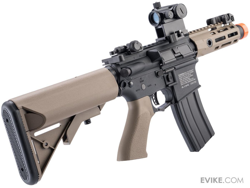 Elite Force CQCX M4 Airsoft AEG Rifle w/ Built-In Eye Trace Tracer Unit Black-Tan