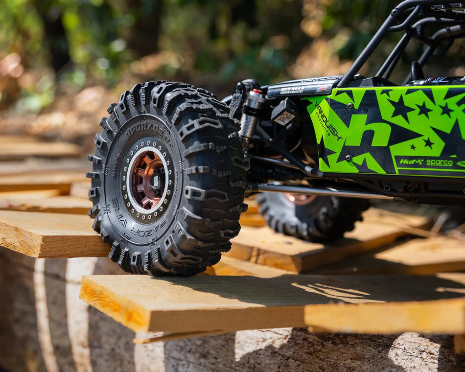 UpGrade RC Razor Wire 2.2" Class 3 Razor-Inspired Tread Rock Crawler Tires (2) (Super Soft) (5.25" O.D.)