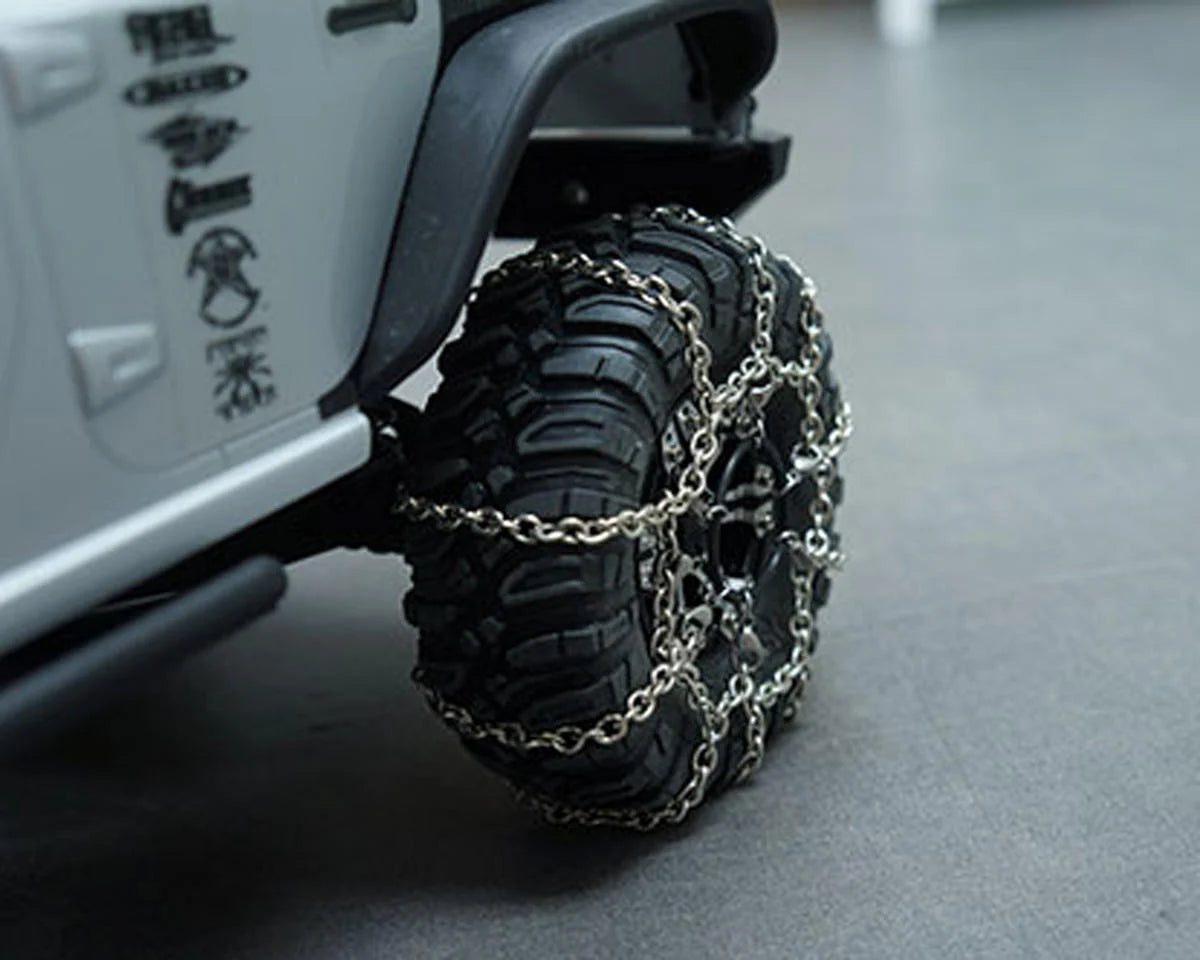 Xtra Speed 1.9 Crawler Steel Snow Chains (2) (114mm) – Eds RC