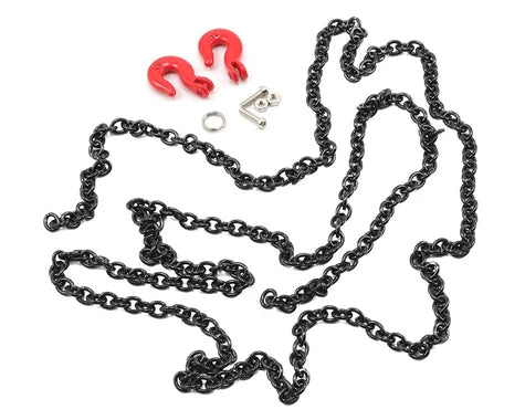 Yeah Racing 96cm 1/10 Scale Steel Chain and Hook Crawler Accessory