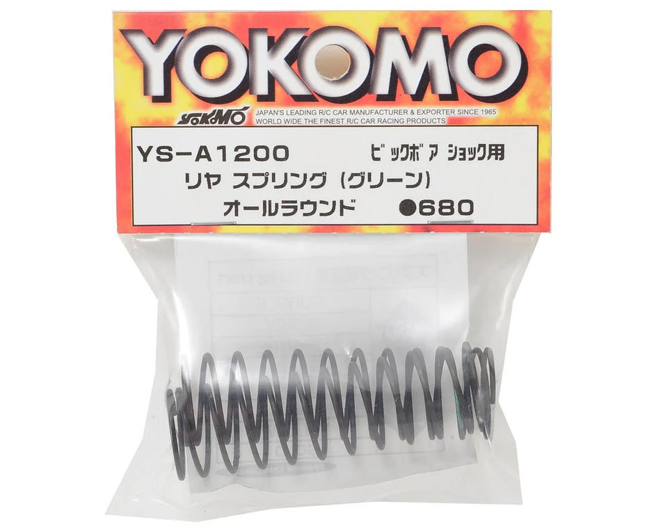 Yokomo Big Bore Rear Shock Spring Set (Green)
