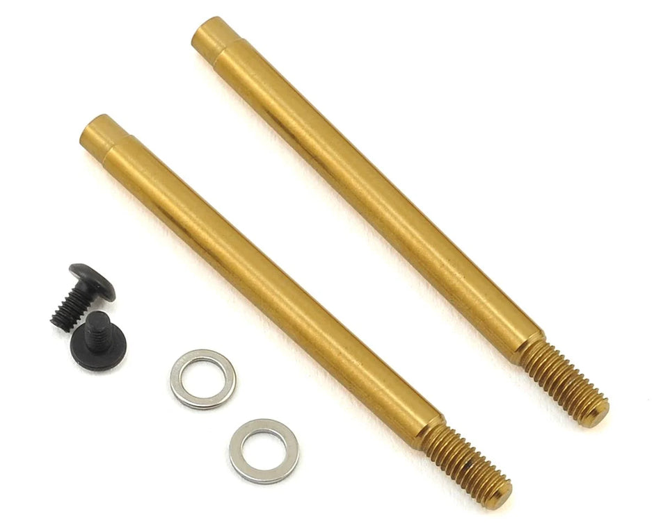 Yokomo V3 Titanium Coated Front Shock Shaft (2) (Screw Type)