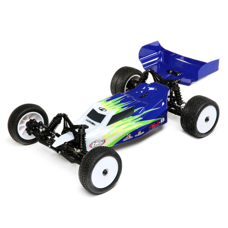 1/16 Mini-B 2WD Buggy Brushed RTR, Blue/White