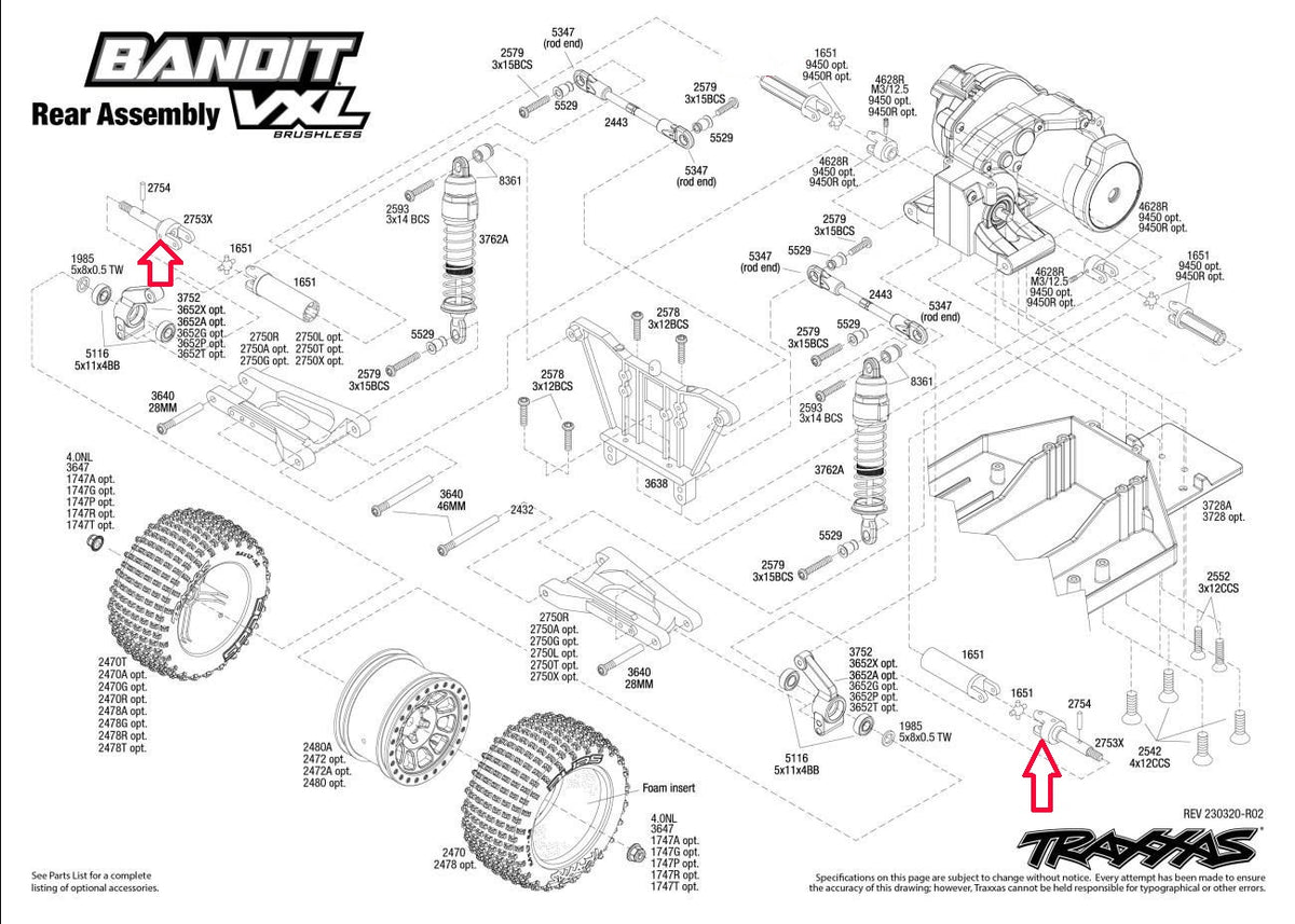 Axle Modulator Exploded View Rear Stub Axle – Eds RC