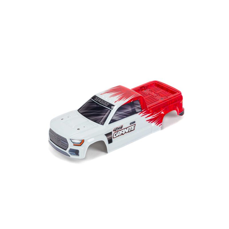 White/ Red Granite Body, 1/10 Monster Truck