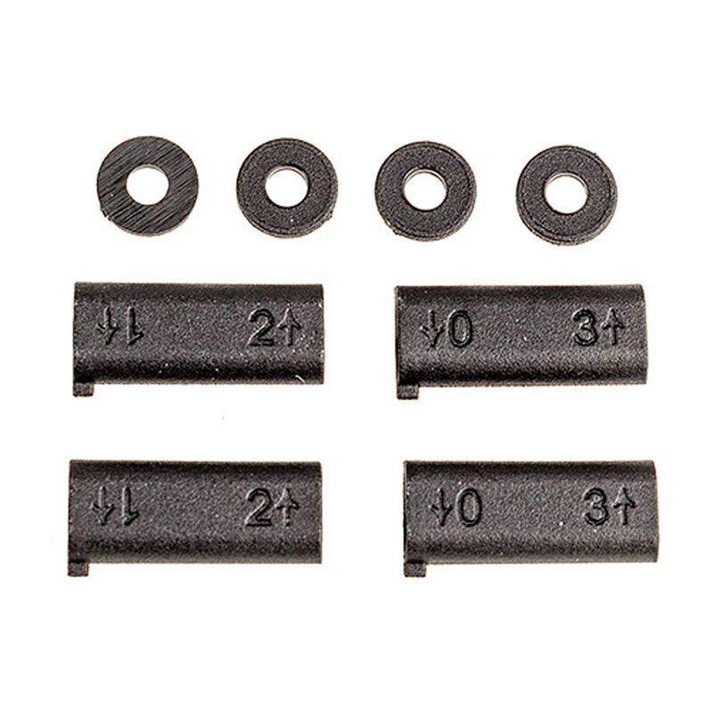 RC10B74 Rear Hub Inserts