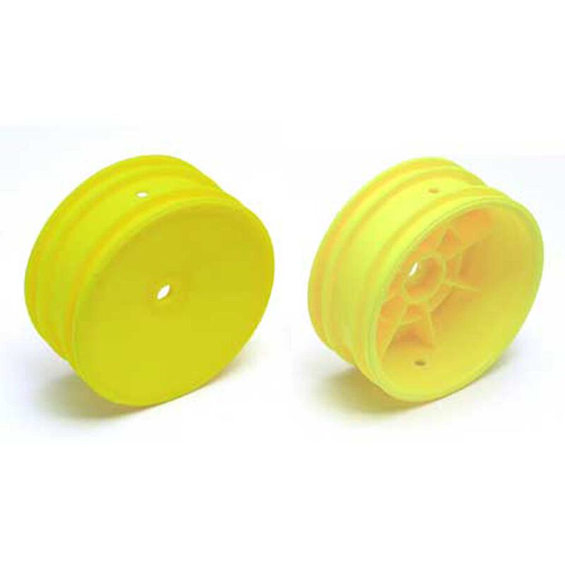 12mm Hex 2wd Front Buggy Wheels (Yellow)