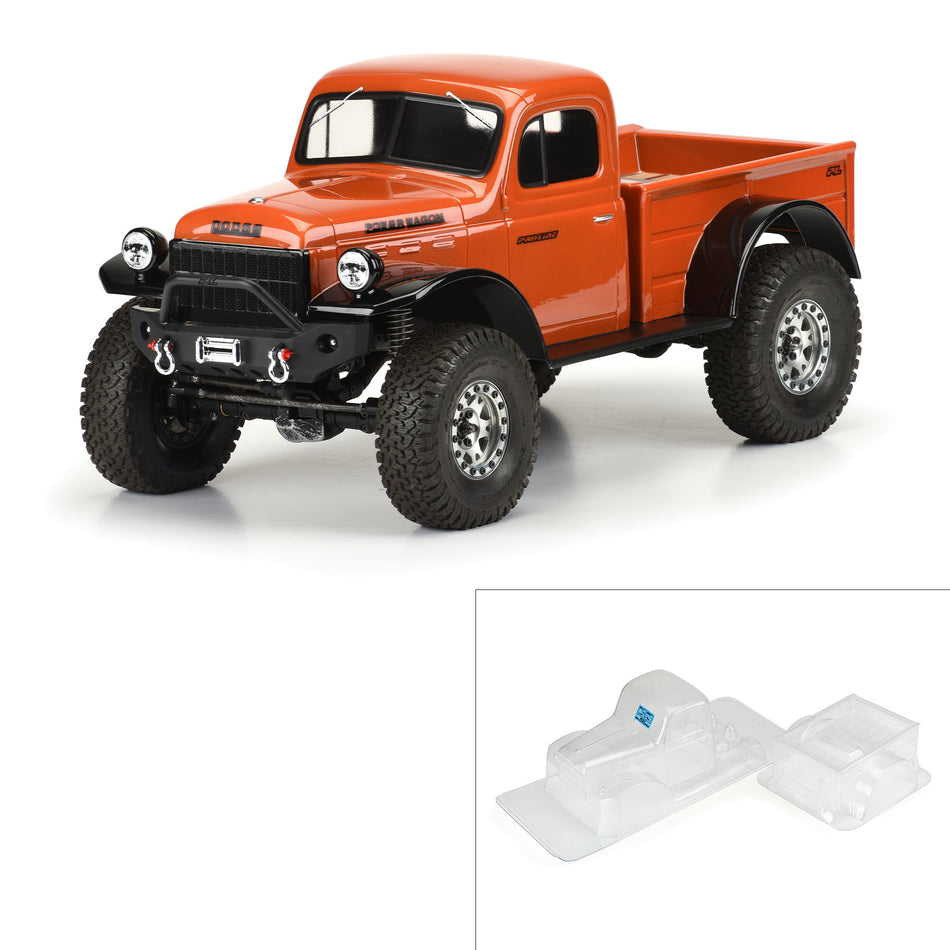 Proline 1/10 1946 Dodge Power Wagon Clear Body 12.3" (313mm) WB Crawlers