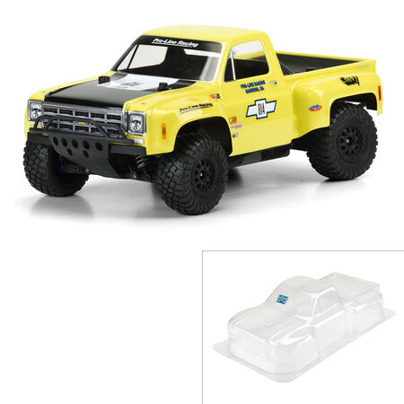 Proline 1/10 1978 Chevy C-10 Race Truck Clear Body: Short Course
