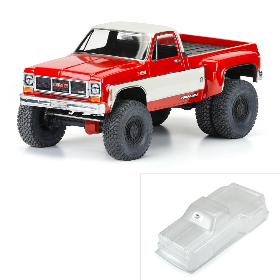 ***Proline 1/10 1973 GMC Sierra 3500 Clear Body 12.3" (313mm) Wheelbase