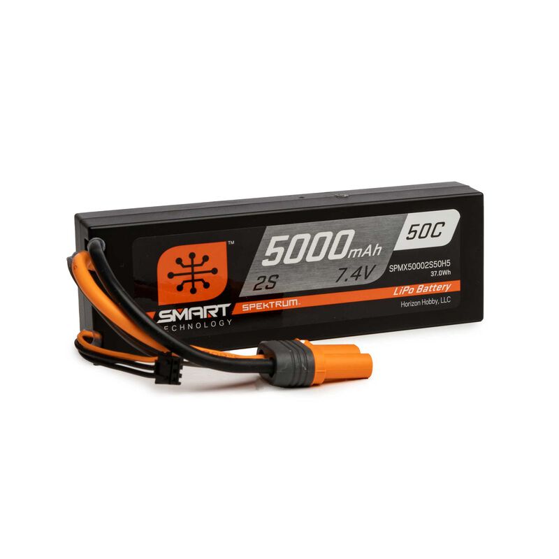 Spektrum 2s 5000mAh 50C IC5 Battery