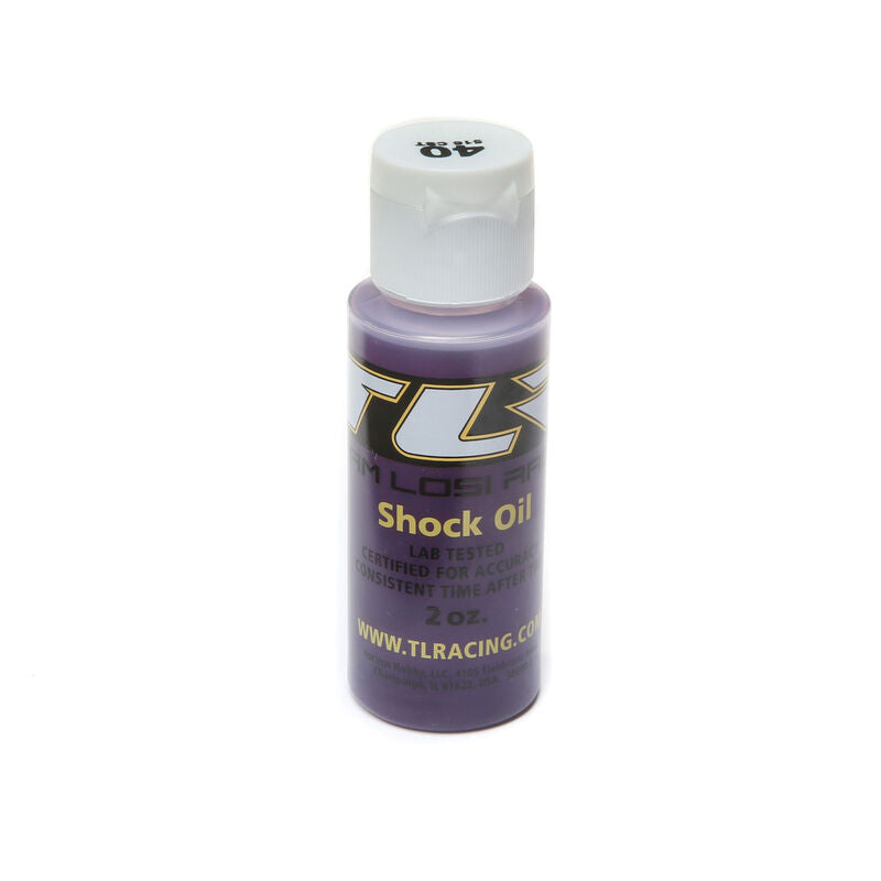 TLR Silicone Shock Oil, 40WT, 516CST, 2oz