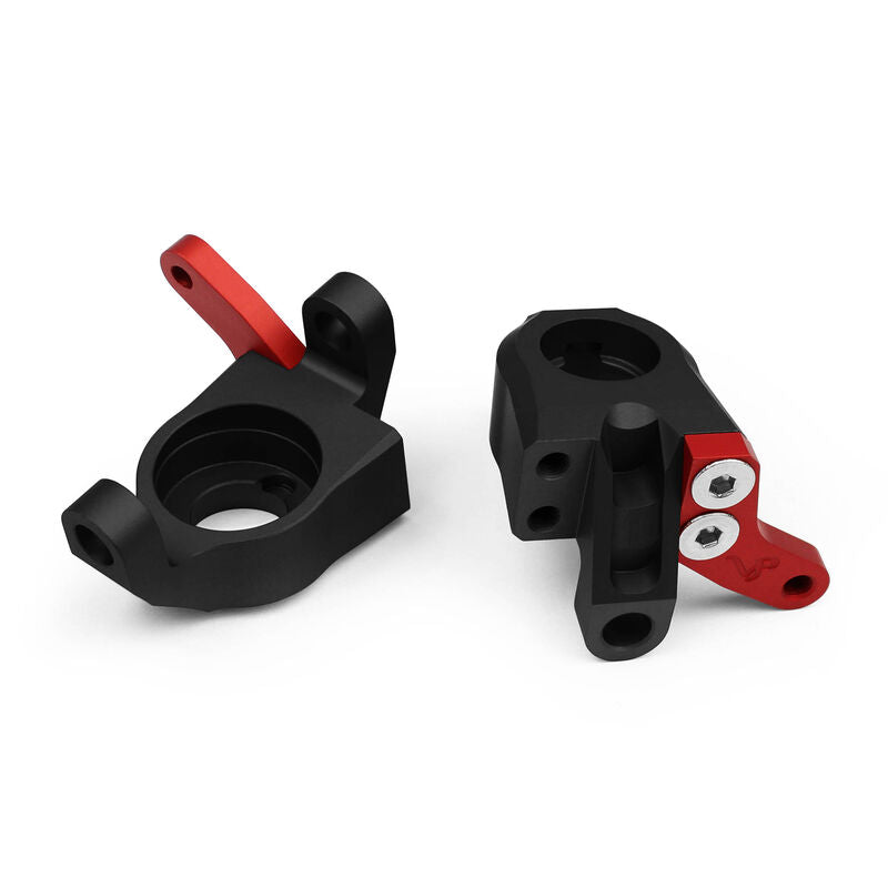 Black Anodized Steering Knuckles for Axial Wraith