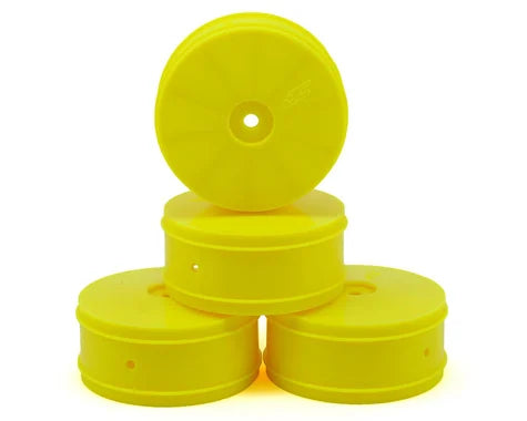 JConcepts 12mm Front Buggy Wheels, Yellow