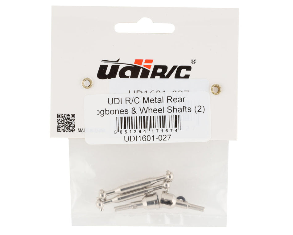 UDI R/C 1/16 Metal Rear Dogbones & Wheel Shafts (2)